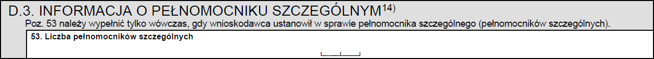 Informacja o pełnomocniku szczególnym