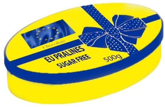 Metalowa puszka w kształcie elipsy